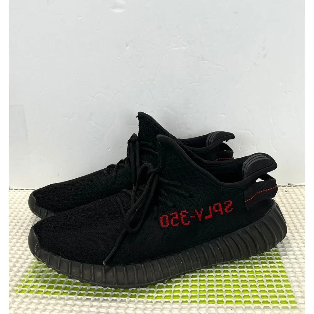 Adidas Yeezy Boost 350 V2 Bred Core Men's size 8 Black Solar Red CP9652